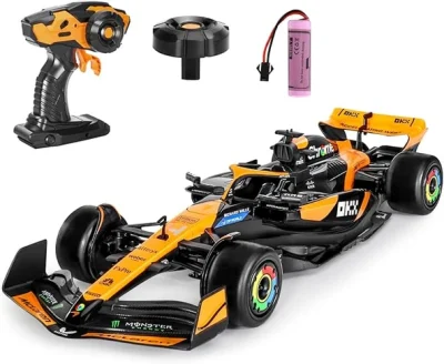 Kumandalı Şarjlı Işıklı Full Fonksiyon 1:14 2.4G Formula 1 McLaren MLC38 - Görsel 6